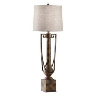 Feiss Dimitri 10073MNO Table Lamp   12 diam. in.   Mottled Nero   Table Lamps