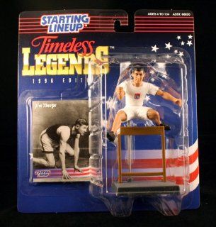 JIM THORPE / USA OLYMPIC TRACK AND FIELD * 1996 TIMELESS LEGENDS Kenner Starting Lineup & Exclusive Collector Trading Card Toys & Games