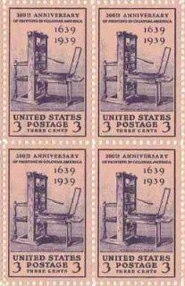 300 Anniversary Printing in America Set of 4 x 3 Cent US Postage Stamp Scot 857 