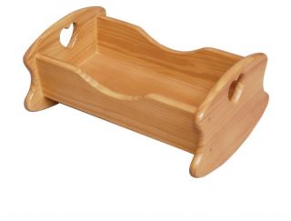 Little Colorado Wooden Doll Cradle   Baby Doll Furniture