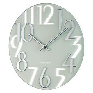 Verichron Mirrored Numbers 11.5 in. Wall Clock   Wall Clocks