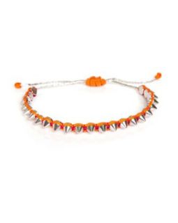 Fuchsia Spike Friendship Bracelet Jewelry