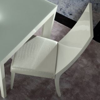 Nightfly Dining Chair   White   Set of 2   Dining Chairs