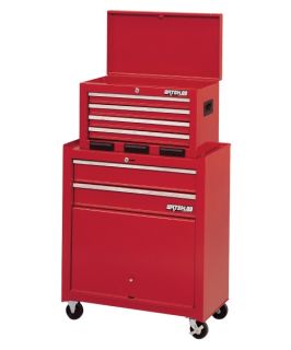 Waterloo Shop Series 26 in. Red 6 Drawer Tool Center   Tool Chests & Cabinets