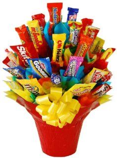 Sweet Candy Bouquet   Large  Hard Candy  Grocery & Gourmet Food