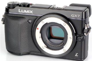 Panasonic LUMIX GX7 DMC GX7K DMCGX7K 16.0 MP Mirrorless Micro Four Thirds DSLM Camera   Body Only (Black)  Micro Four Thirds Digital Cameras  Camera & Photo