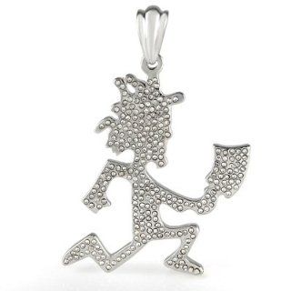 Official ICP Iced Out Hatchetman Silver Pendant 30" 835 Jewelry