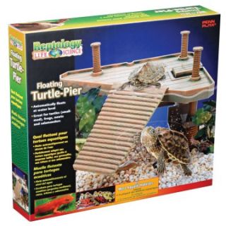 Penn Plax Reptology Floating Turtle Pier   Reptile Supplies