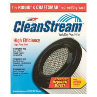 Shop Vac Clean Stream Wet/Dry Vacuum Cartridge Filter   Equipment