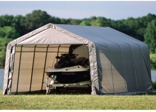ShelterLogic 12 x 20 x 8 Instant Garage Heavy Duty Canopy Carport   Carports