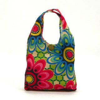 Flowers Pattern Reusable Trendy Fashion shopping Tote Bag / Eco Shopping Bag / Waterproof Bag / Folded Shopping Bag / shoulder bags (6129 9) Kitchen & Dining