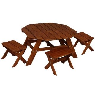 KidKraft Wooden Picnic Table and Chair Set   Outdoor Play