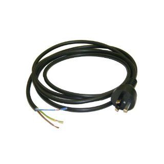 Interpower 86210020 Australian AC Power Cord, AS/NZS 31122000 Plug Type, Black Plug Color, Black Cable Color, 10A Amperage, 250VAC Voltage, 2.5m Length