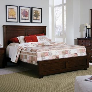 Progressive Furniture Diego Panel Bed   Espresso Pine   Panel Beds
