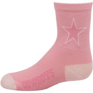 NFL Dallas Cowboys Preschool Pink Team Logo Socks Shoes