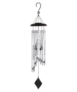 Carson 40 in. Solar Sonnets Wind Chime   Friends   Wind Chimes