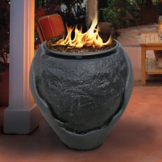 California Outdoor Concepts La Paz Waterfall Fire Pit   Fire Pits