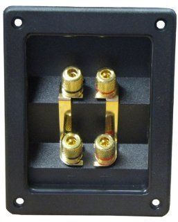 R/T   Professional Speaker Terminal Block with Gold Banana Plug Binding Posts  Vehicle Speaker Installation 
