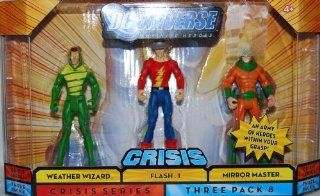 DC Universe Infinite Heroes with Weather Wizard, The Flash, Mirror Master Figures Toys & Games