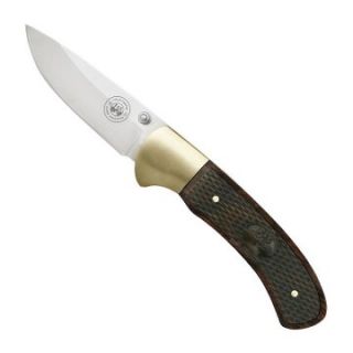 Field and Stream 25 FS1616 6.75 in. Diamond Cut Wood Folding Knife   Knives