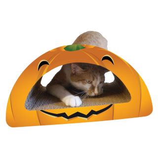Holiday Scratch n Shapes   Pumpkin Combo (Round)   Cat Scratching Posts