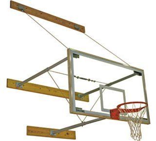 Spalding 3 Point Basketball Wall Mount   40" through 72"  Portable Basketball Backboards  Sports & Outdoors