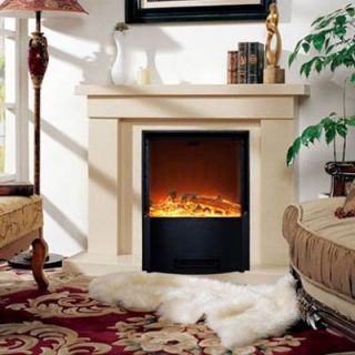 HomCom 18 in. Electric Fireplace Insert   Electric Inserts