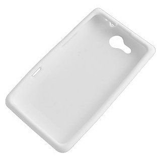 Silicone Skin Cover for LG Lucid VS840, White Cell Phones & Accessories