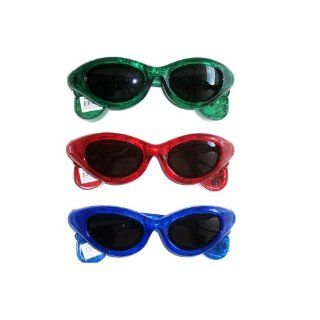 LED Light Up Sunglasses Shades Flashing Blinking Glow Glasses Party Rave New   