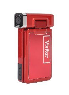 Vivitar DVR865HD 8.1MP Camcorder with 8x Digital Zoom (Red)  Flash Memory Camcorders  Camera & Photo