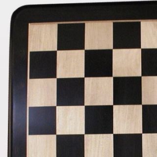 21 Inch Ebony/Maple Framed Chess Board   Chess Boards
