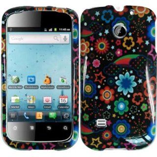 Rainbow Design Hard Case Cover for Straighttalk Huawei Ascend 2 II M865C Cell Phones & Accessories