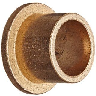 Bunting Bearings EF121512 Flanged Bearings, Powdered Metal SAE 841, 3/4" Bore x 15/16" OD x 3/4" Length 1 1/4" Flange OD x 1/8" Flange Thickness (Pack of 3) Flanged Sleeve Bearings