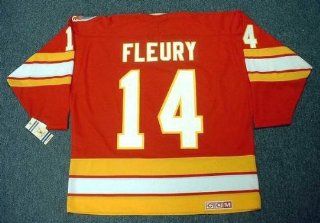 THEOREN FLEURY Calgary Flames 1989 CCM Vintage Throwback Away NHL Hockey Jersey, 2XL  Sports Fan Hockey Jerseys  Sports & Outdoors