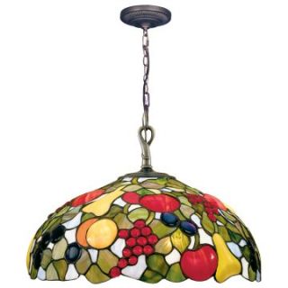 Dale Tiffany Fruit with Jewels Hanging Light   16W in.   Tiffany Ceiling Lighting