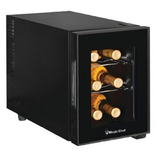 Magic Chef MCWC6B 6 Bottle Wine Cooler   Wine Refrigerators