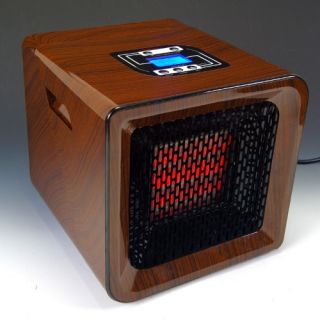 Red Core R1 Infrared Heater   Woodtone   Portable Infrared Heaters