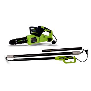 GreenWorks Electric Pole Saw   Garden Tools