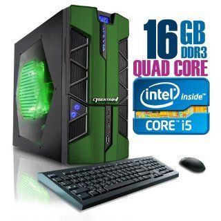 CybertronPC X PLORER2 2101BBGL, Intel Core i5 Gaming PC, No O/S, Black/Green  Desktop Computers  Computers & Accessories
