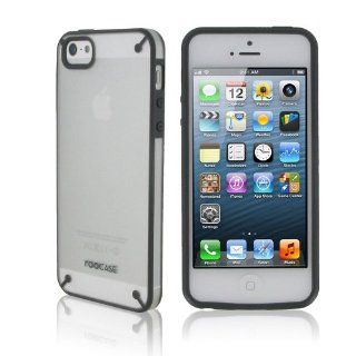rooCASE Fuse Shell Snap On Case for Apple iPhone 5   Frost/Gray Cell Phones & Accessories