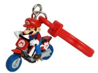 Mario Kart Wii Plastic Clip Keychain Mario on Motorcycle Toys & Games