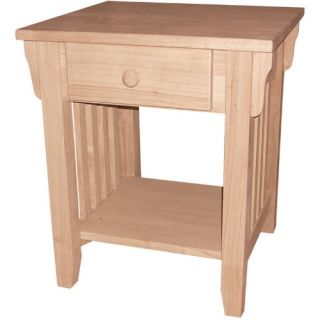 International Concepts Litchfield Mission End Table RTA   End Tables