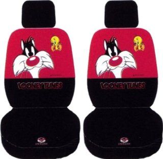 Seat Cover Low Back   Looney Tunes   Sylvester & Tweety Bird   Pair Automotive