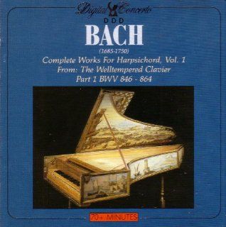 Bach Complete Works for Harpsichord, Vol. 1 (from The Welltempered Clavier Part 1 BWV 846 864) Music
