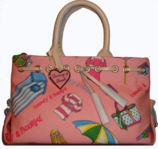 Dooney Bourke Miami Girly Tassel Bag Tote Pink Clothing
