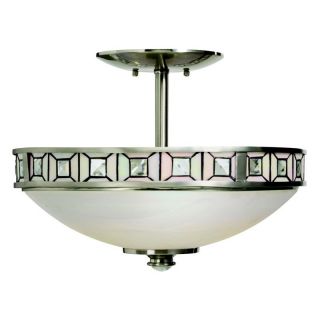 Kichler Montrose 65218 Semi Flush   16 in.   Brushed Nickel   Ceiling Lighting