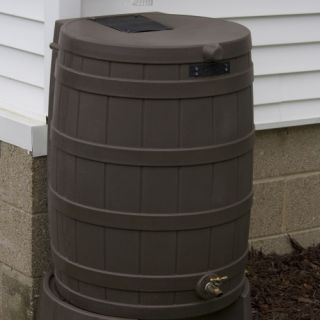 Good Ideas 50 Gallon Rain Wizard Flat Back Rain Barrel   Rain Barrels