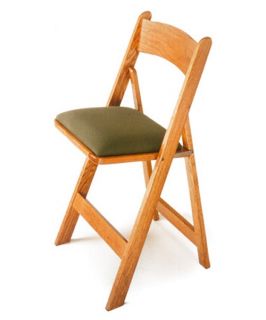 Kestell O 210F Oak Hardwood Folding Chair   Card Tables & Chairs