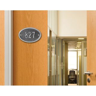 Whitehall Ultra Petite Oval 1 line Standard Wall Plaque   Address Plaques