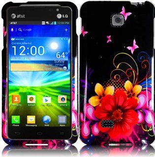 For LG Escape P870 Hard Design Cover Case Nightly Flower Accessory Cell Phones & Accessories